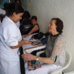 Ação de saúde em Santos