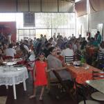 Linda festa de confraternização no Distrito de Maringá