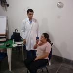 Campanha de saúde em Santos: câncer bucal