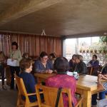 A alegre reunião do Departamento feminino de Araraquara