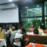 1.º Encontro de mulheres, em Santos