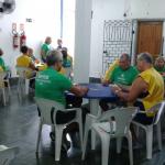 Confraternização na Regional Santos com a seleção santista da Melhor Idade