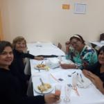 Mulheres reunidas, em Santos