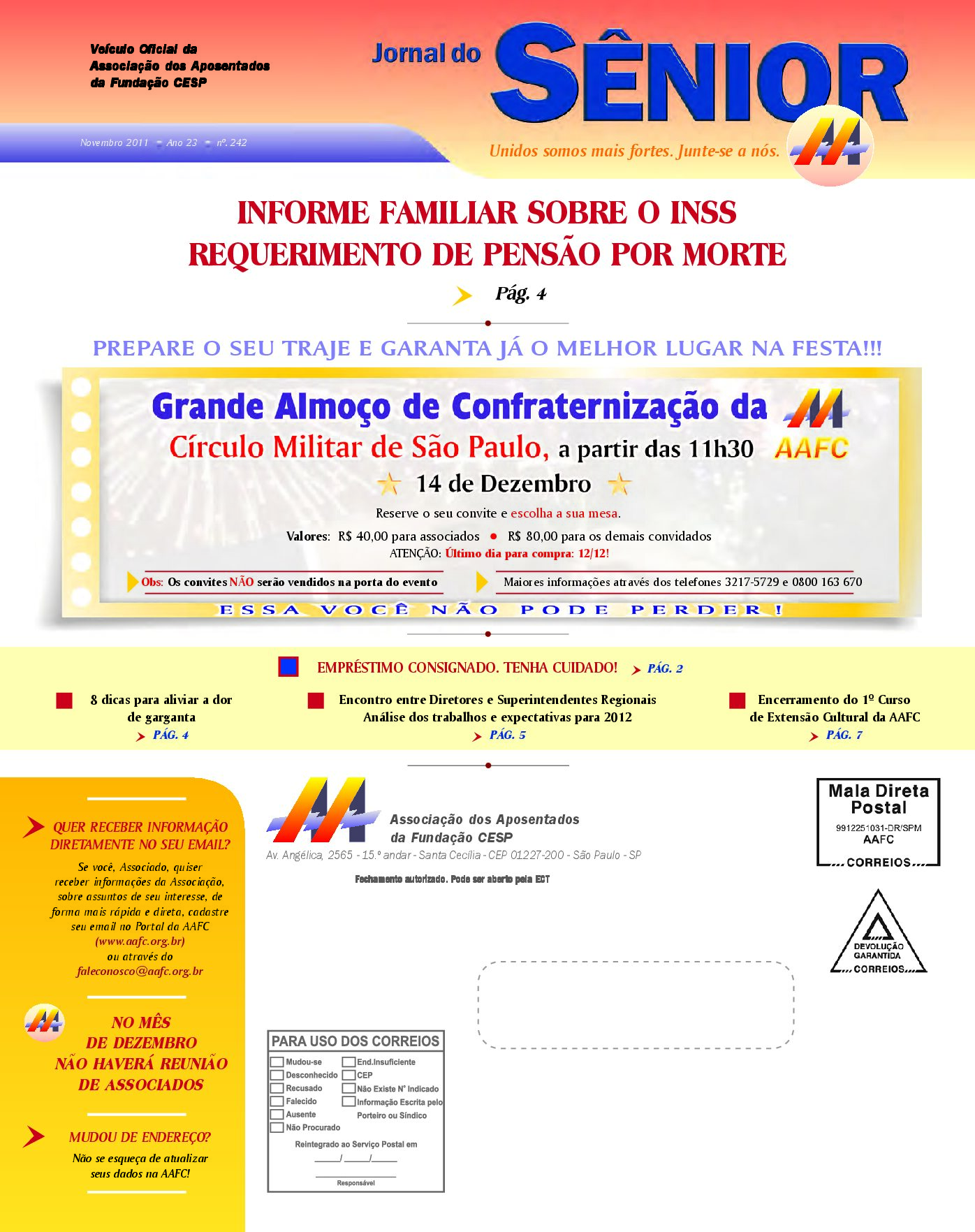 Órgão oficial da AAFC novembro/2011