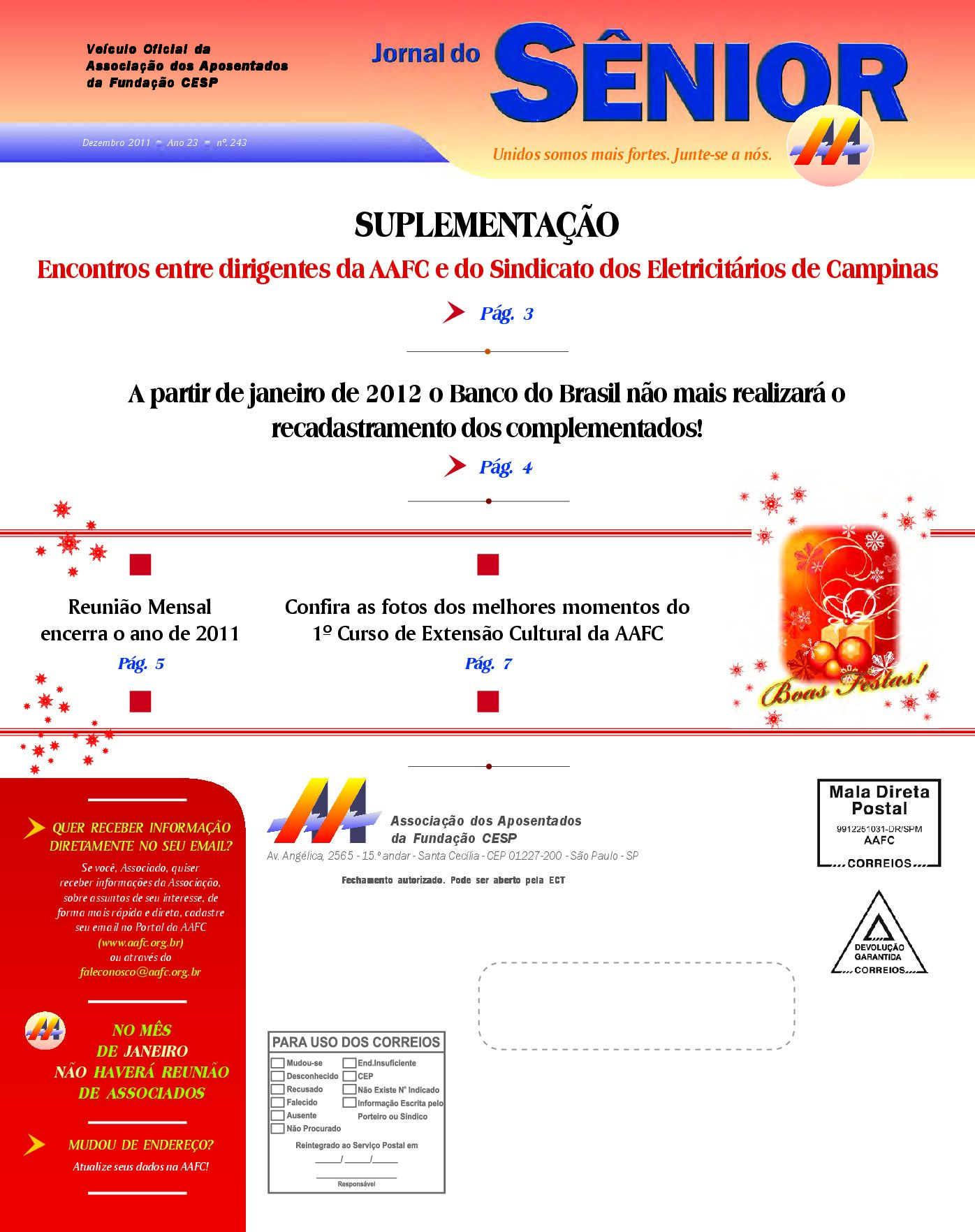 Órgão oficial da AAFC dezembro/2011