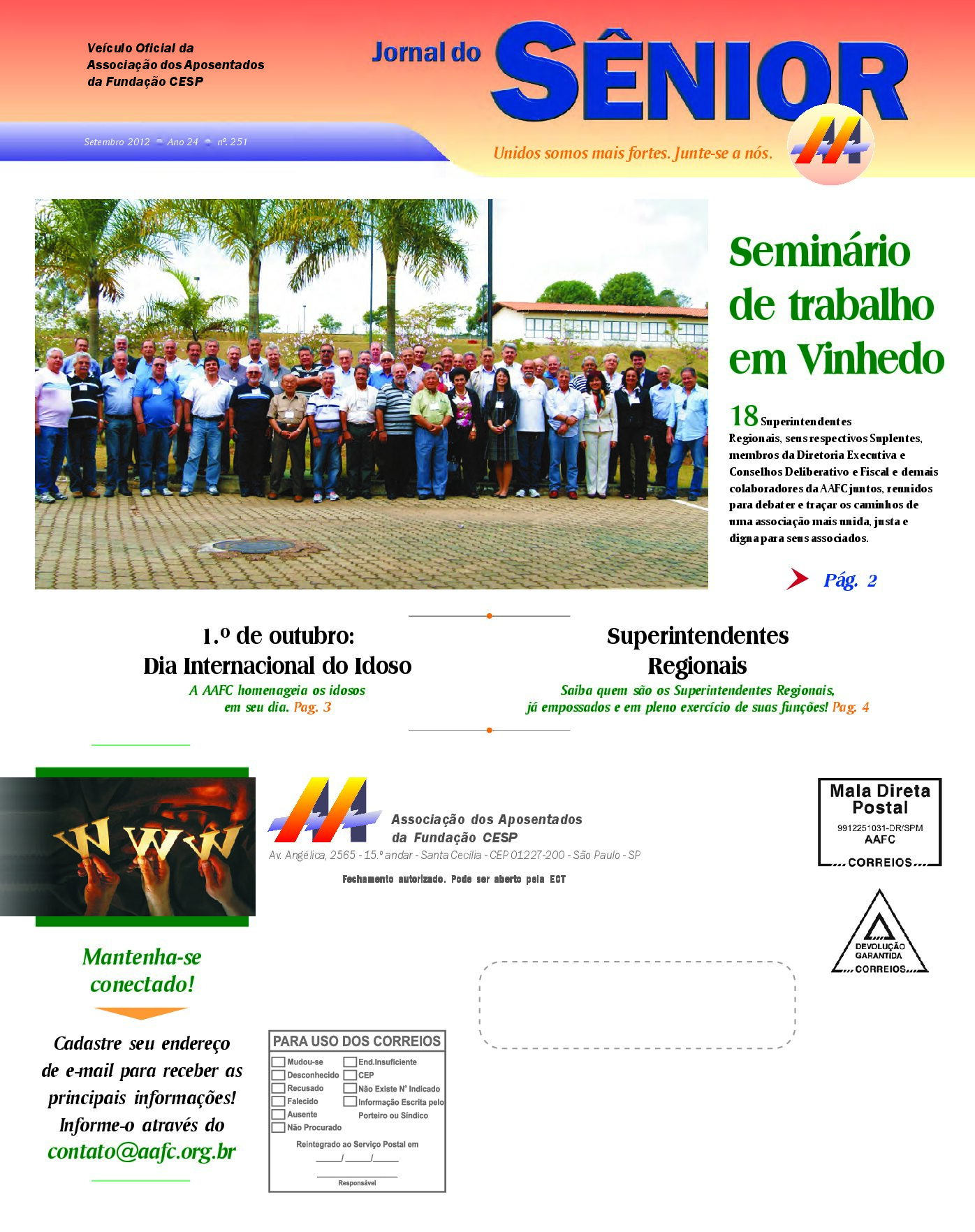 Órgão oficial da AAFC setembro/2012