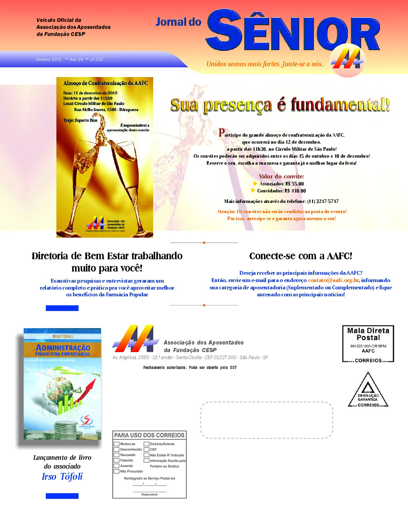 Órgão oficial da AAFC outubro/2012
