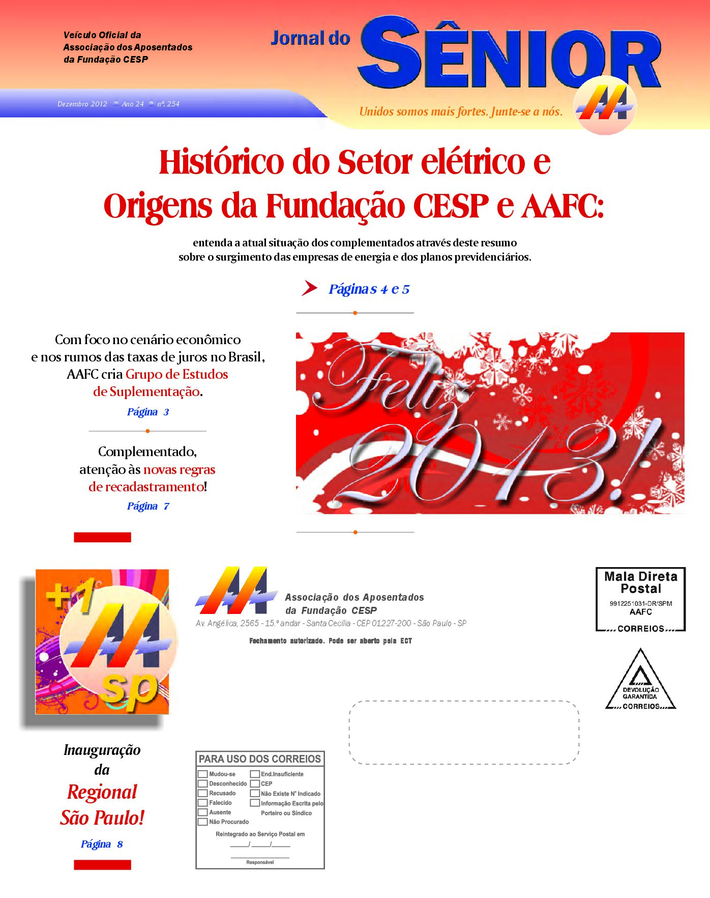 Órgão oficial da AAFC dezembro/2012