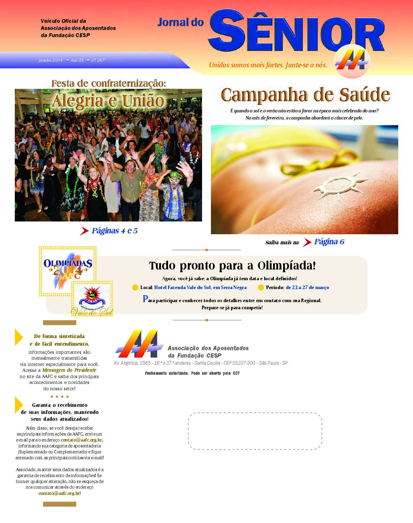Órgão oficial da AAFC janeiro/2014