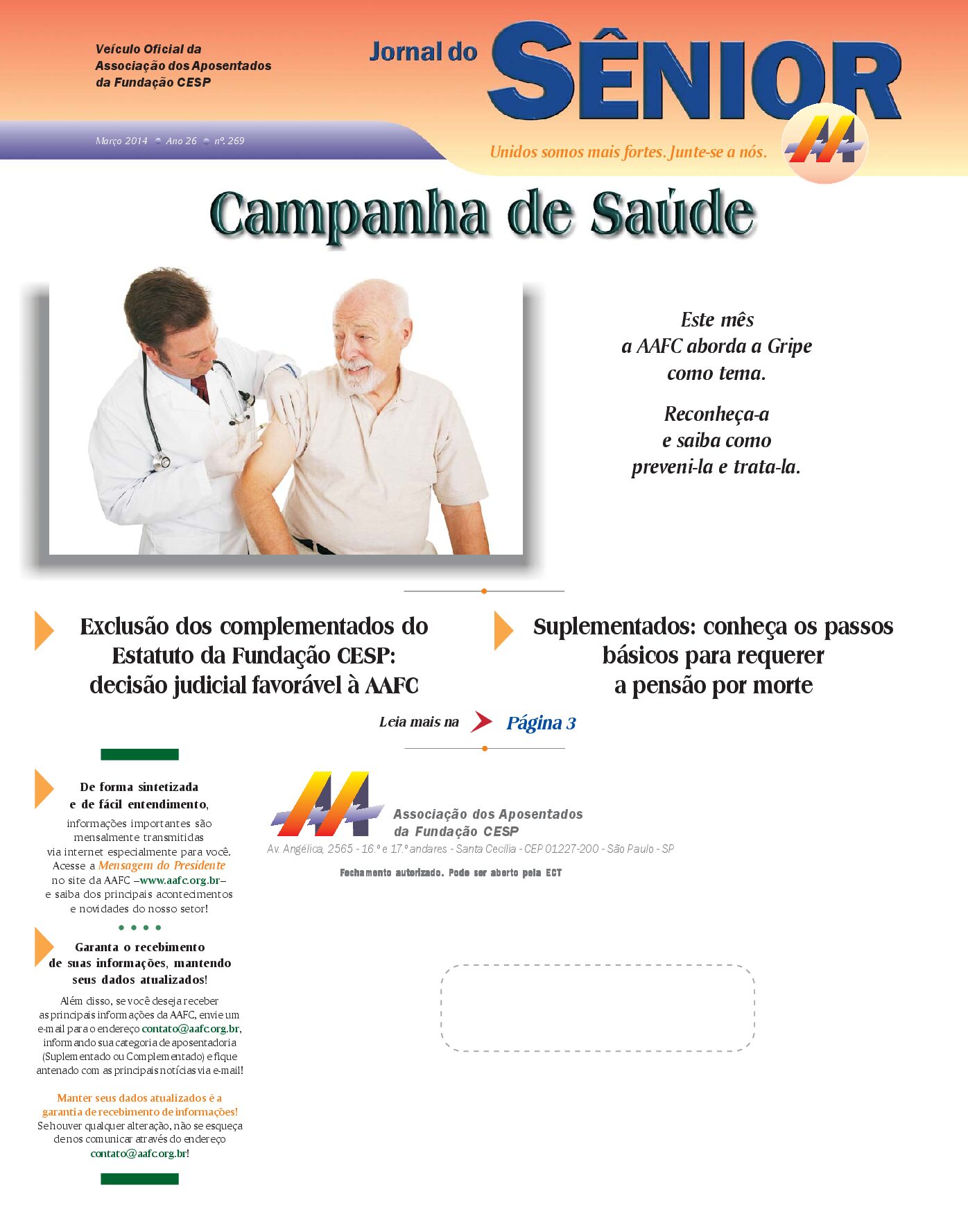 Órgão oficial da AAFC março/2014