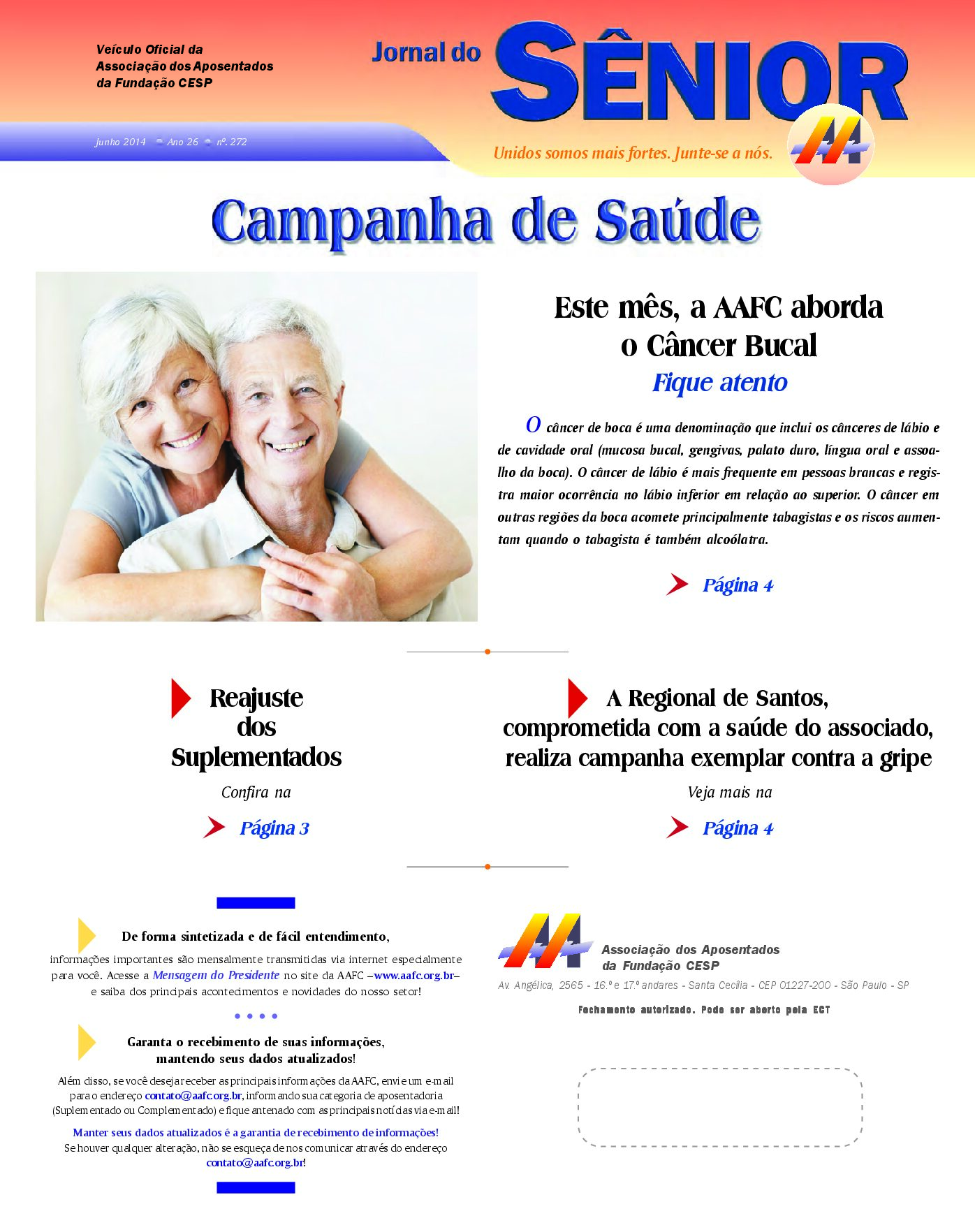 Órgão oficial da AAFC junho/2014
