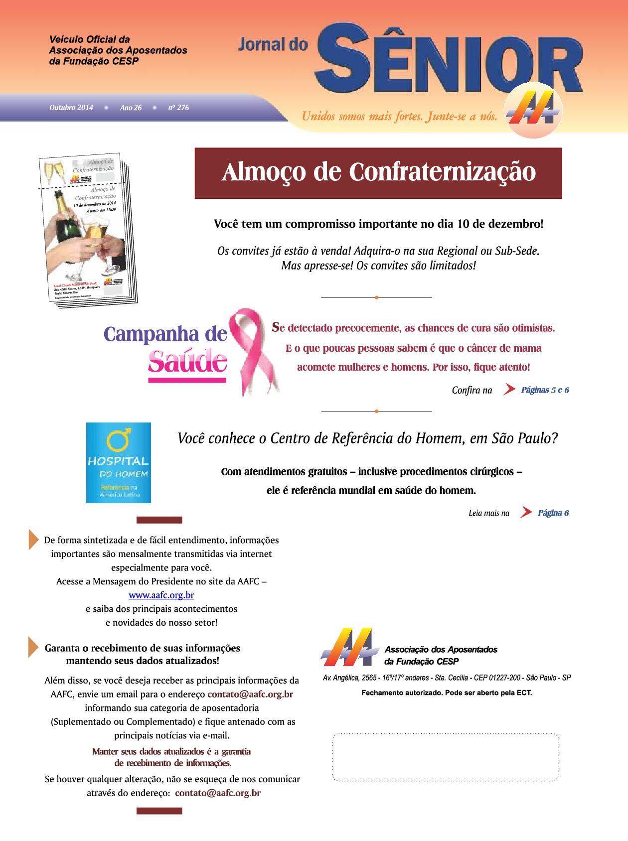 Órgão oficial da AAFC outubro/2014