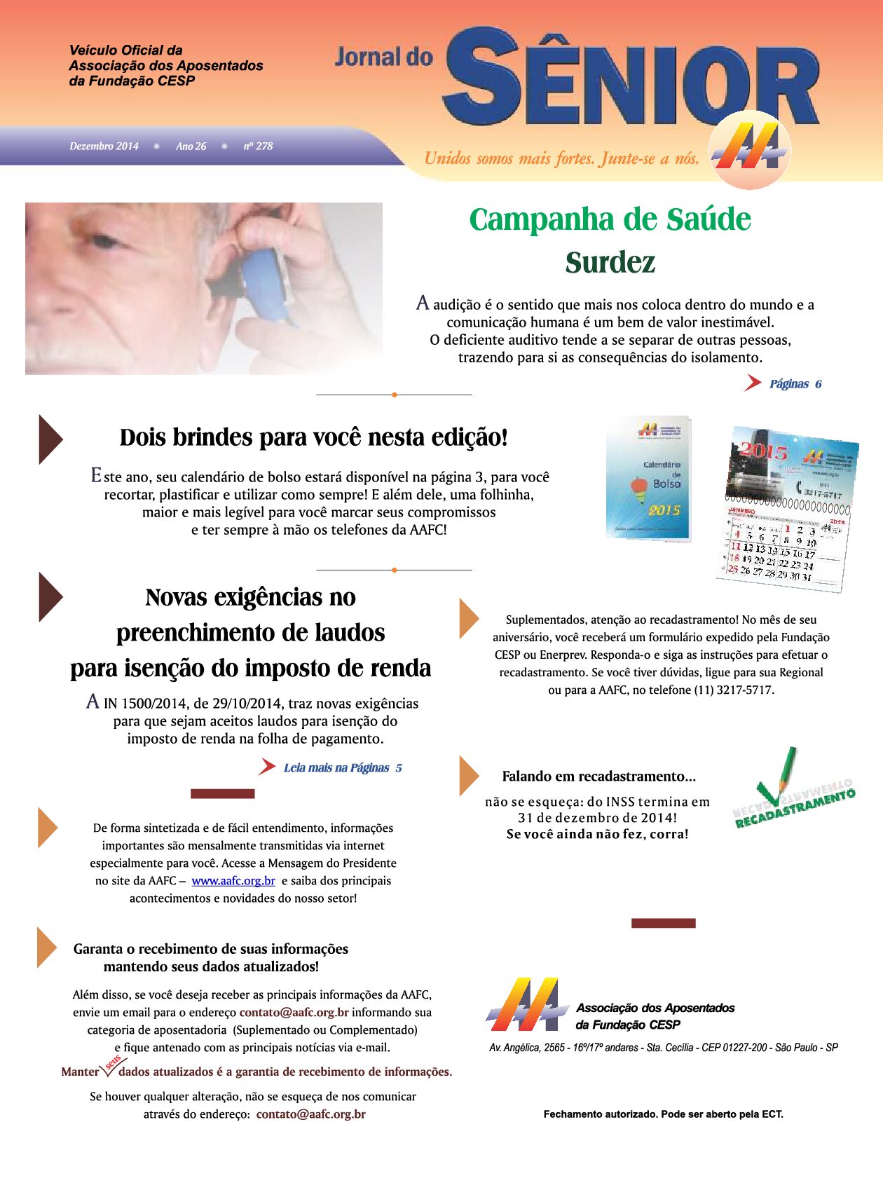 Órgão oficial da AAFC dezembro/2014