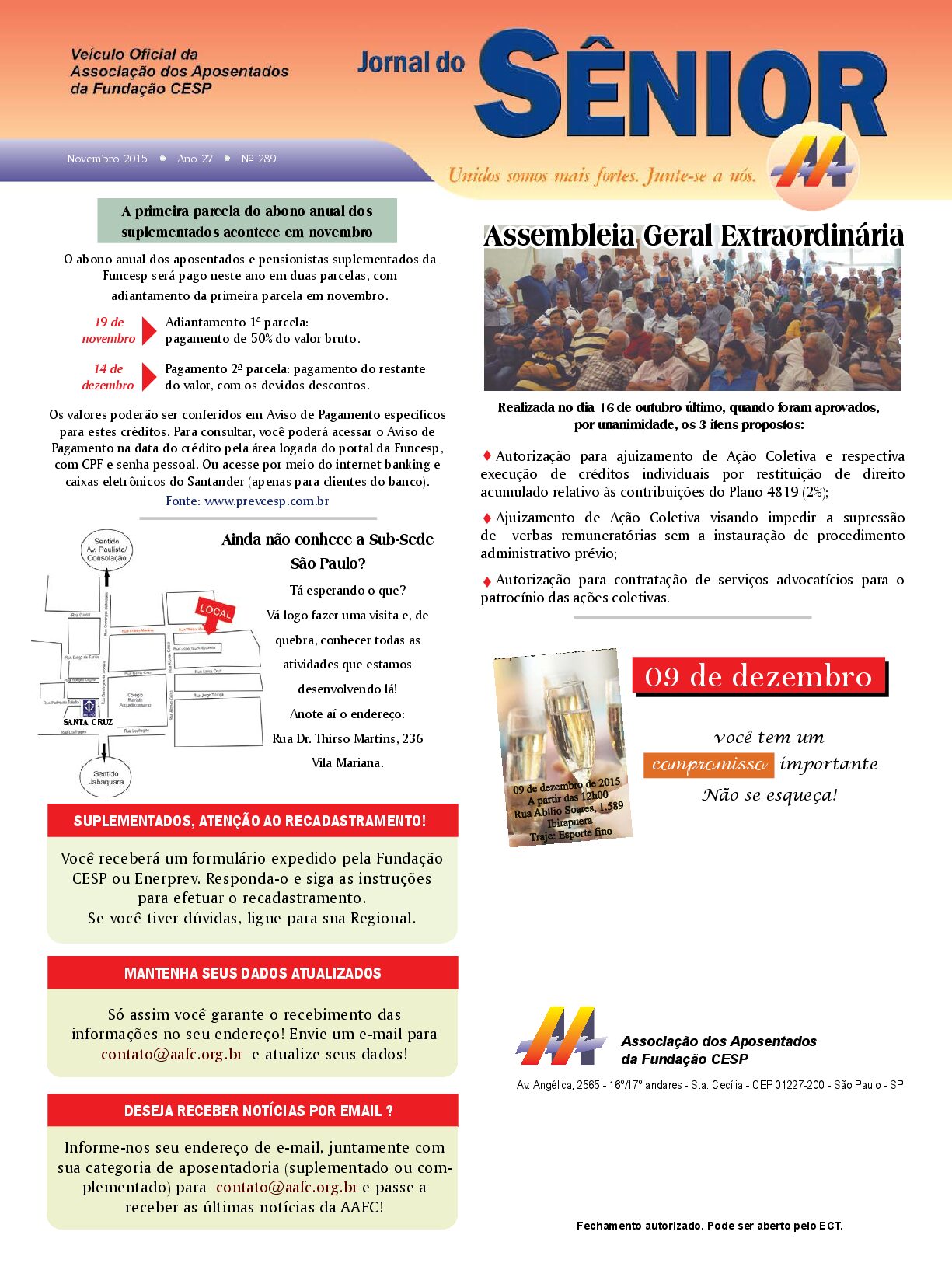 Órgão oficial da AAFC novembro/2015