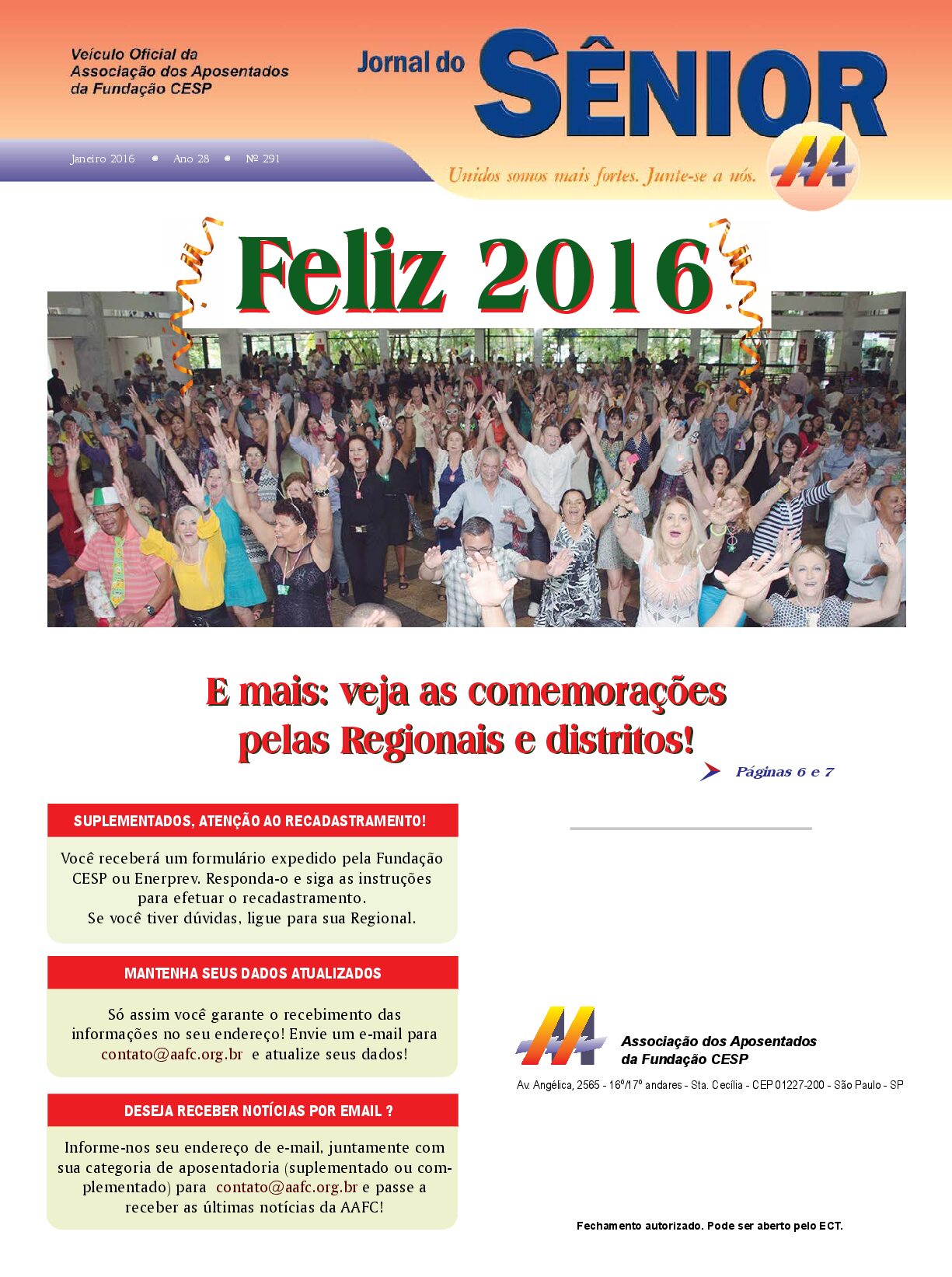 Órgão oficial da AAFC janeiro/2016