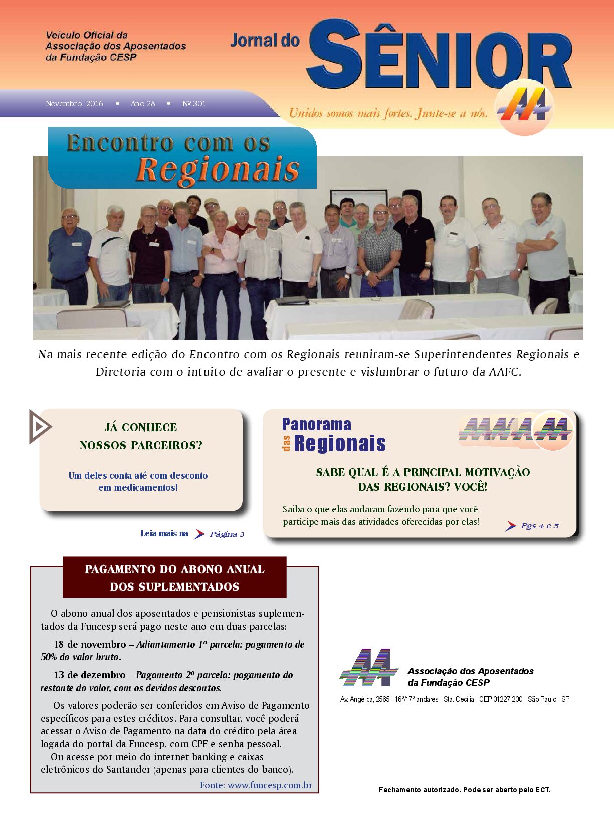 Órgão oficial da AAFC novembro/2016
