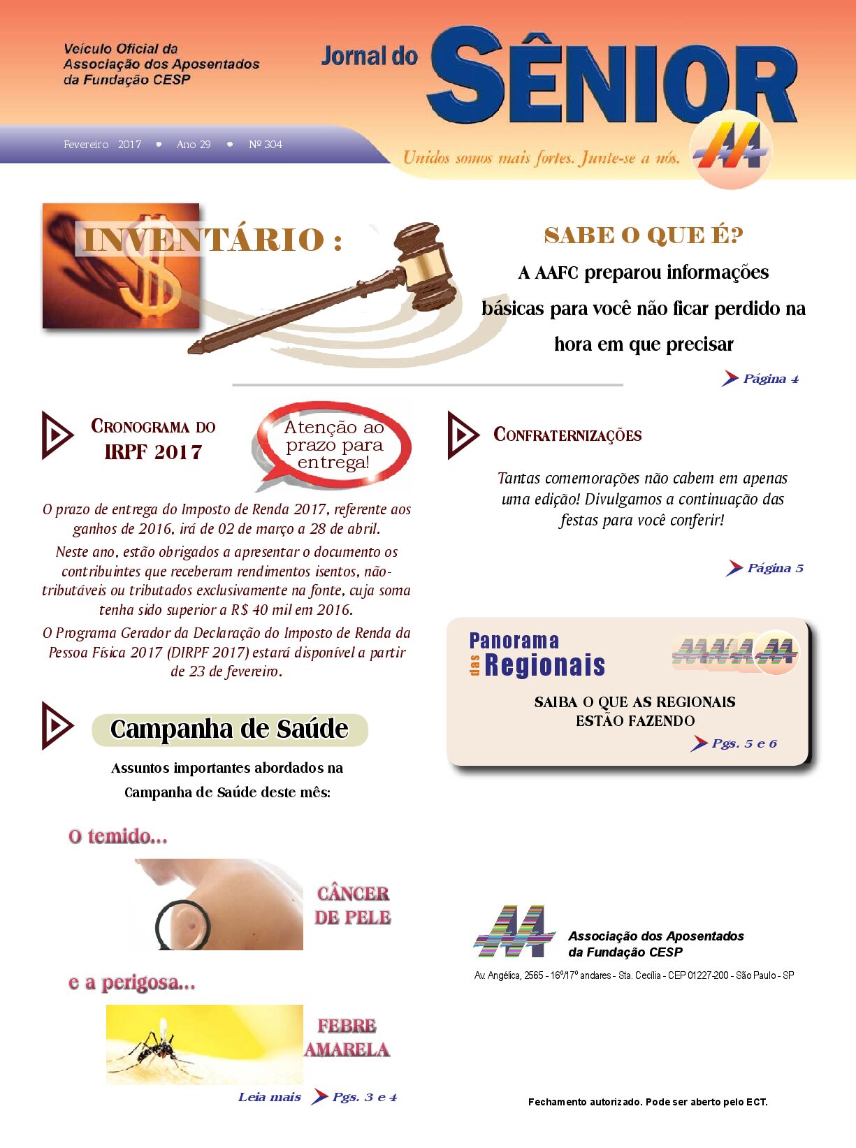 Órgão oficial da AAFC fevereiro/2017
