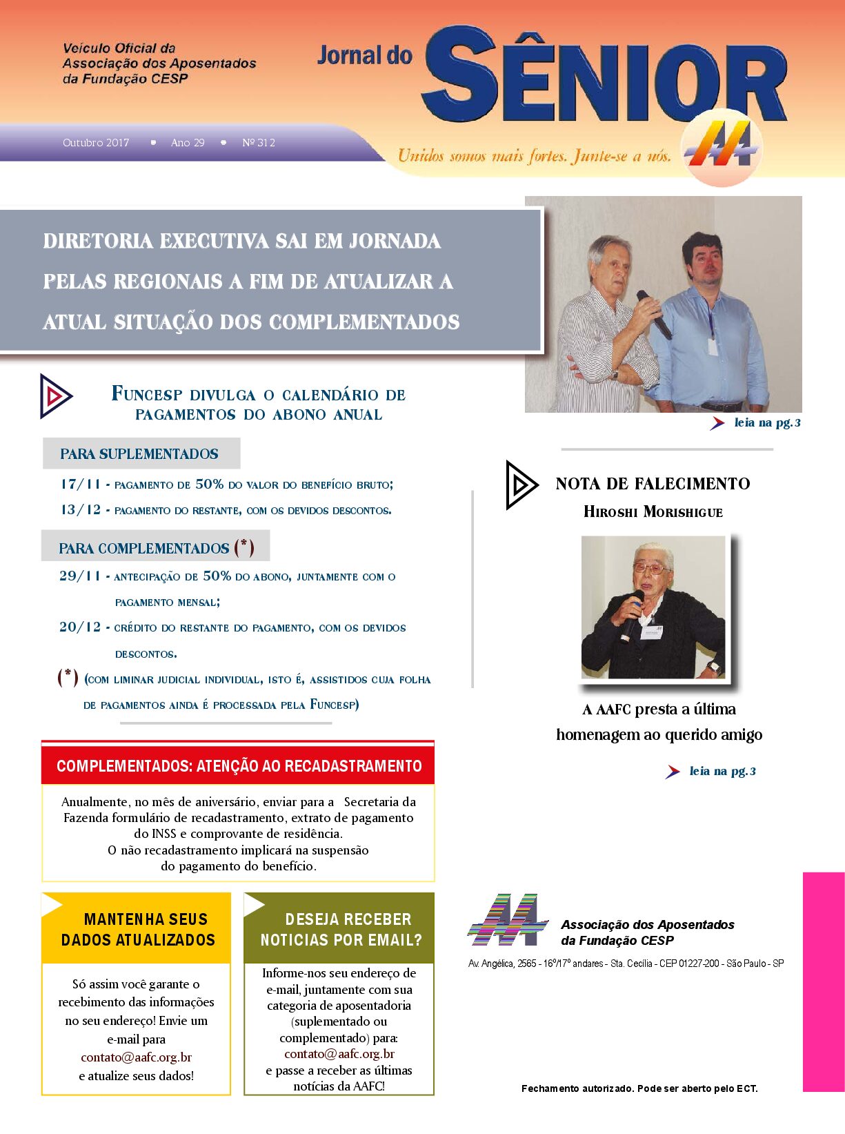 Órgão oficial da AAFC outubro/2017