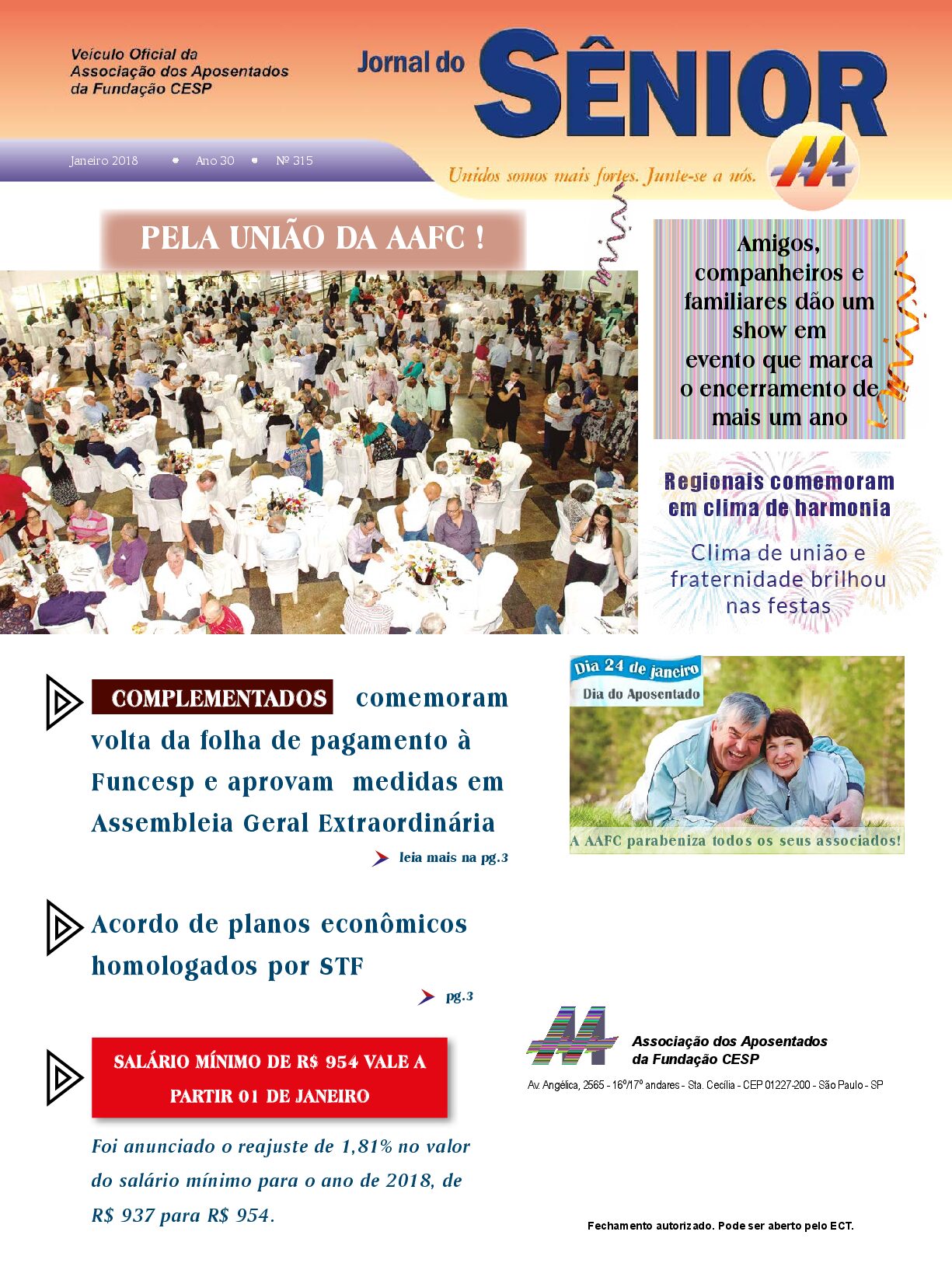 Órgão oficial da AAFC janeiro/2018