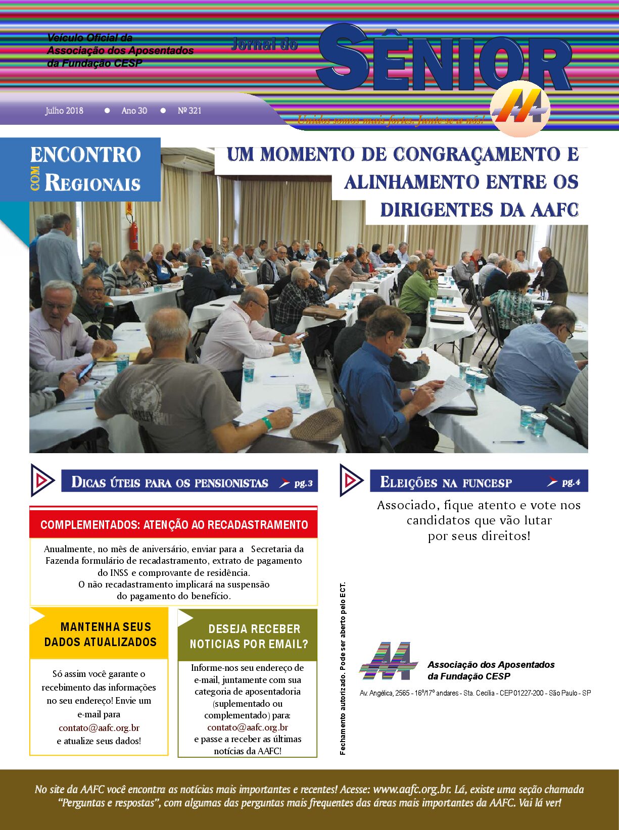 Órgão oficial da AAFC julho/2018