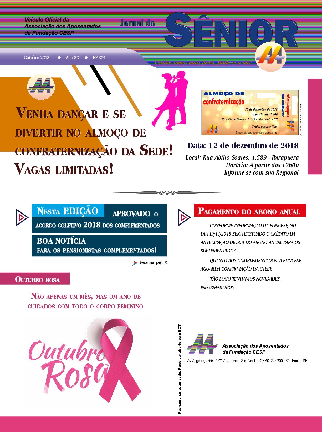 Jornal do Sênior – outubro