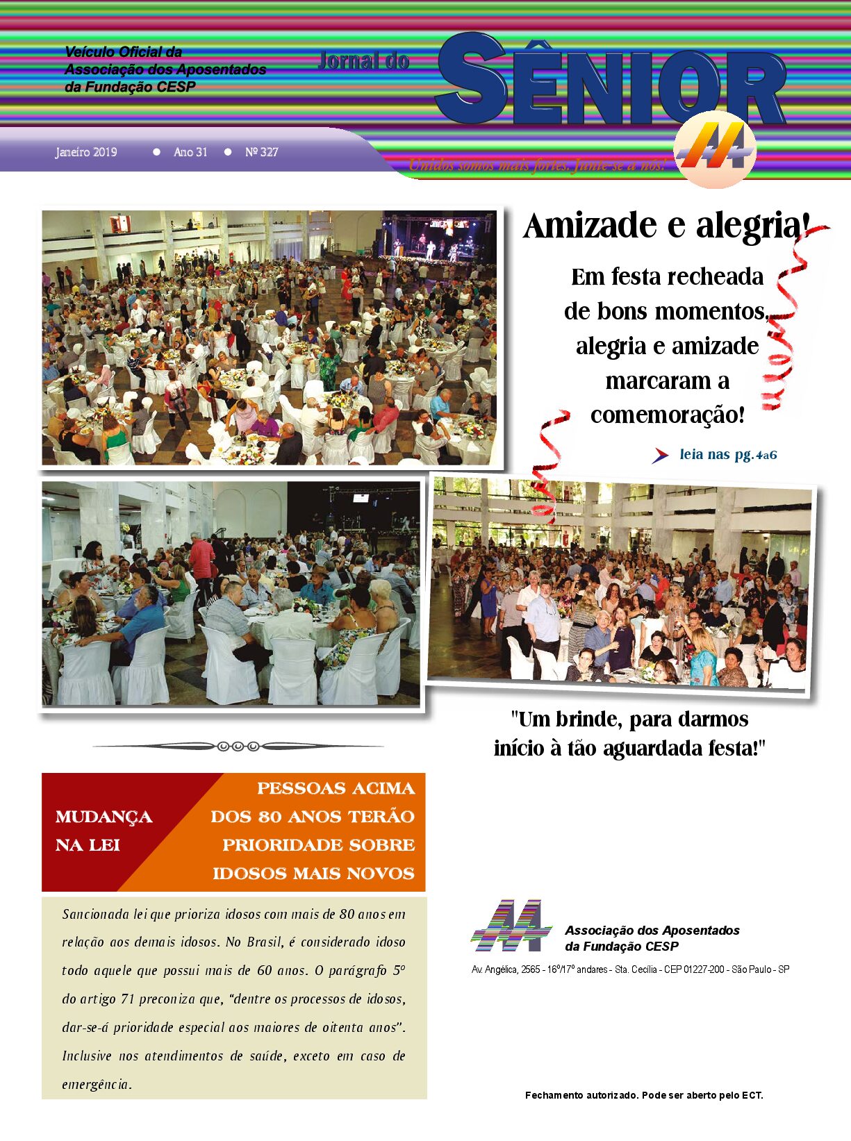 Órgão oficial da AAFC janeiro/2019