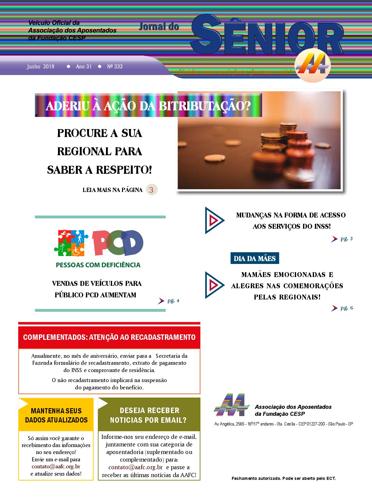 Órgão oficial da AAFC junho/2019