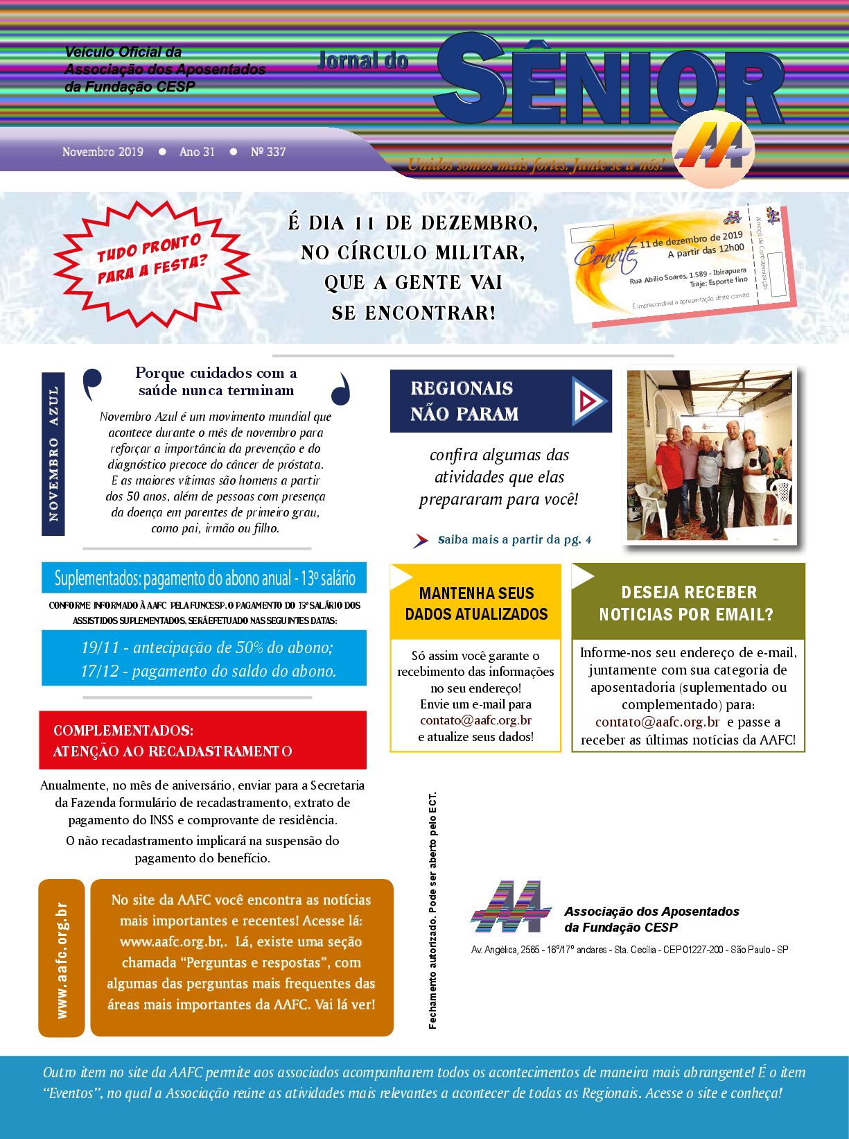 Órgão oficial da AAFC novembro/2019