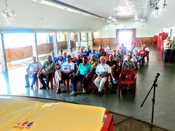 Palestras na reunião bimensal em Bauru