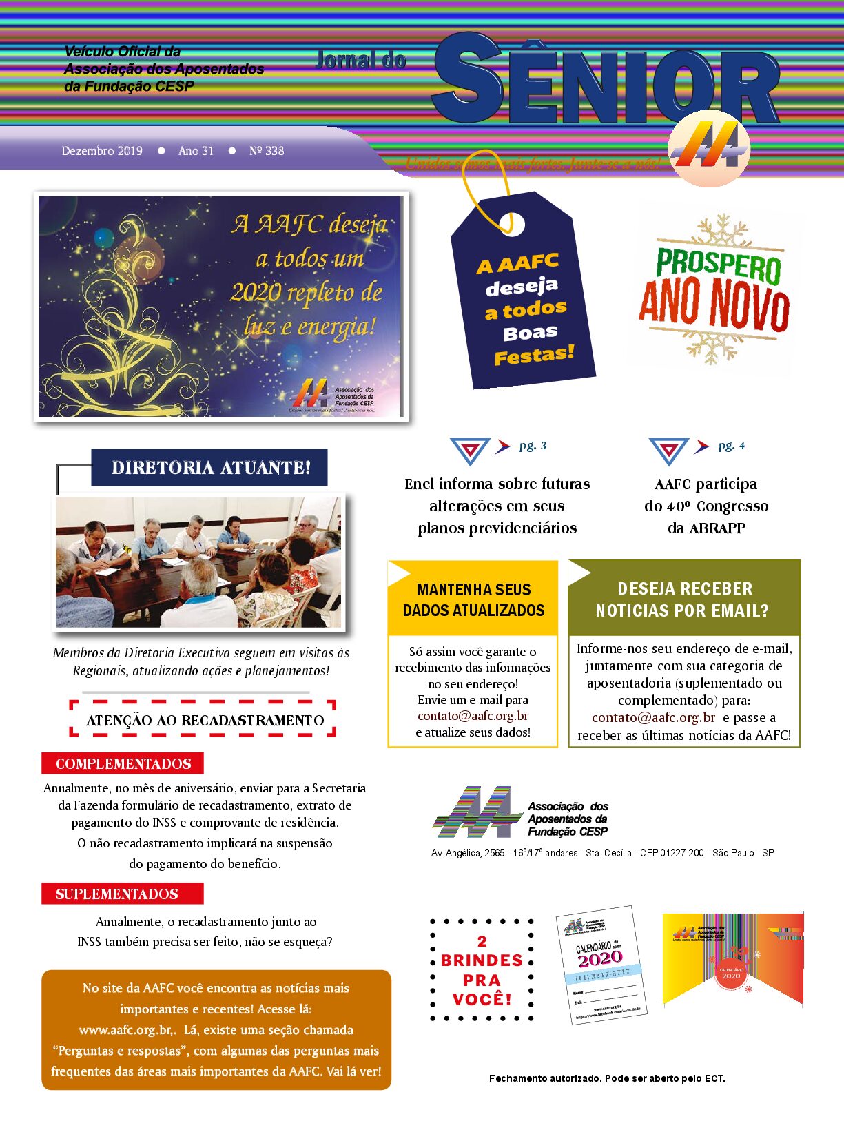 Órgão oficial da AAFC dezembro/2019