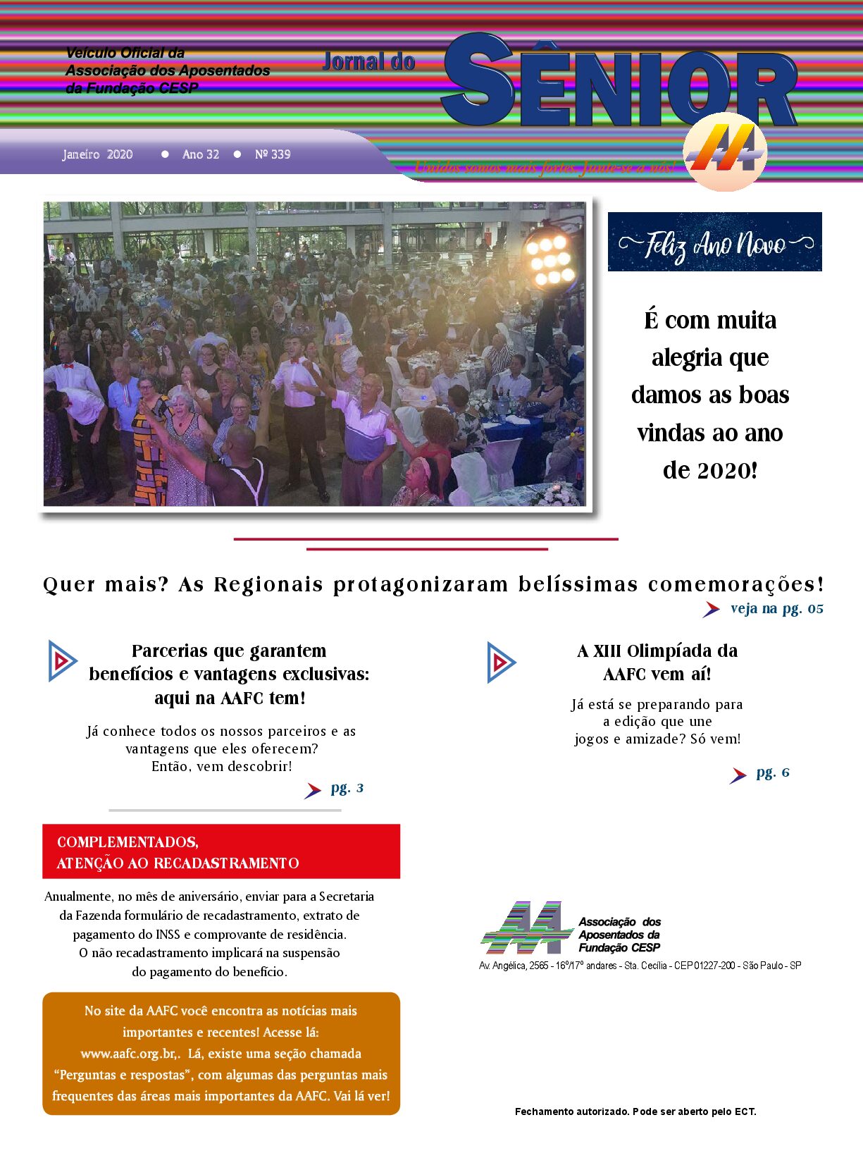Órgão oficial da AAFC janeiro/2020