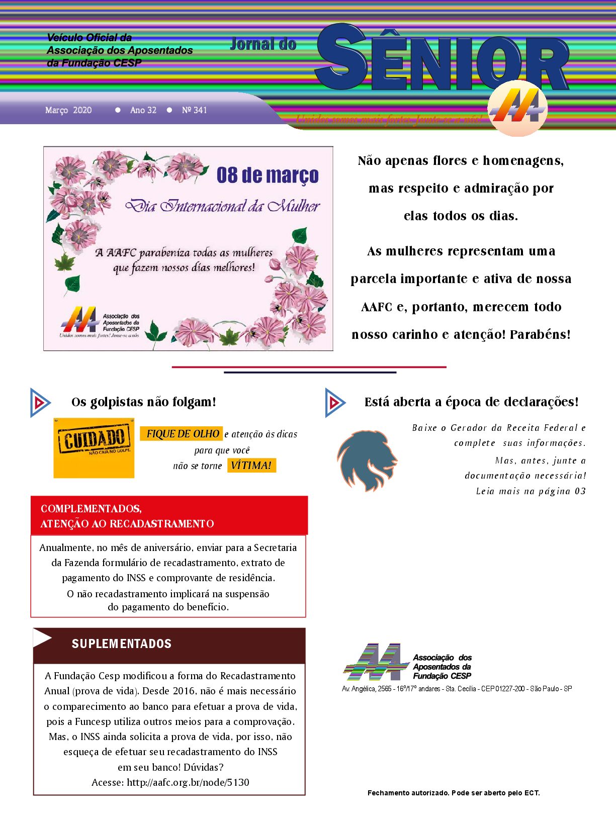 Órgão oficial da AAFC março/2020