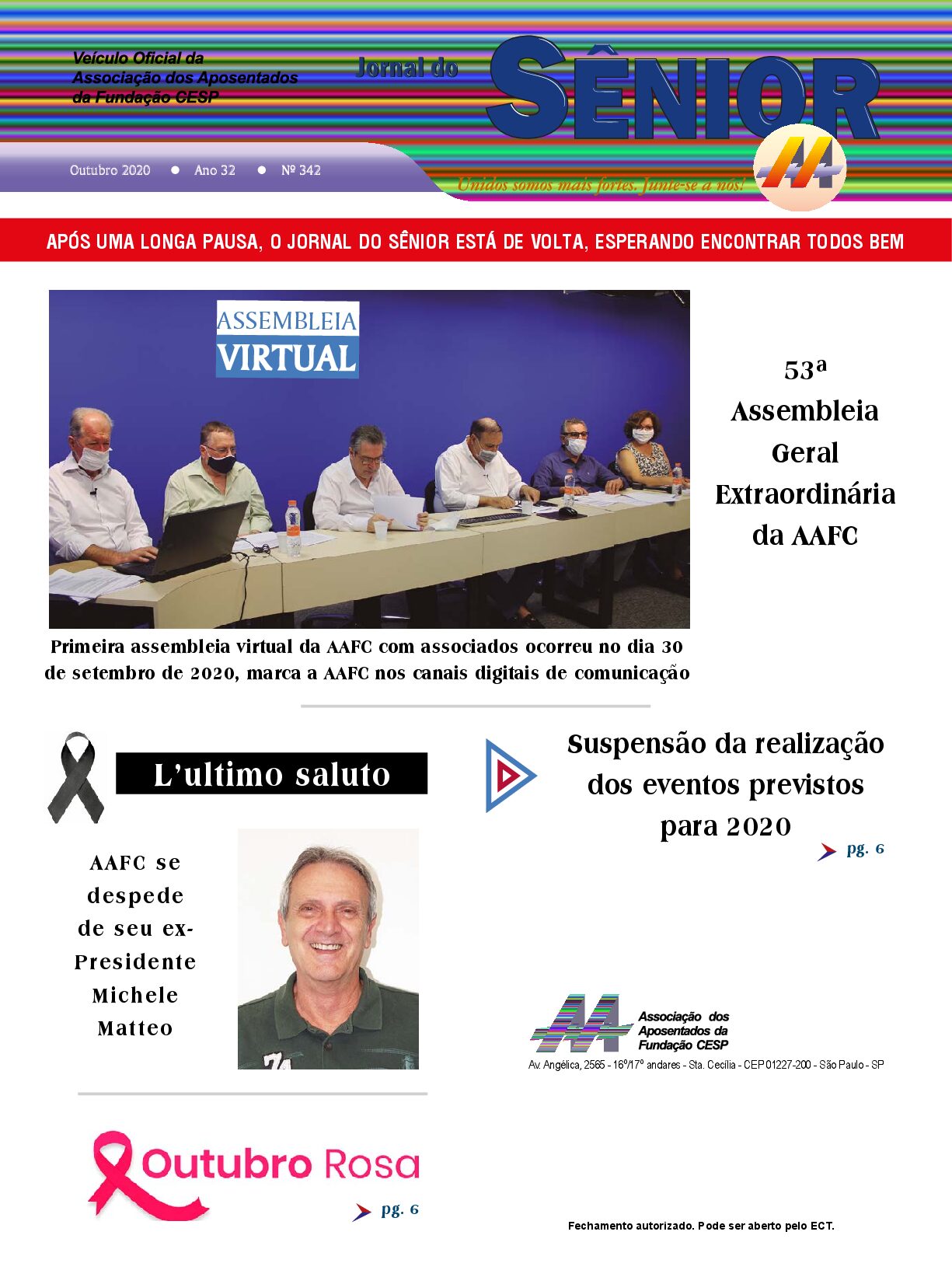 Órgão oficial da AAFC outubro/2020