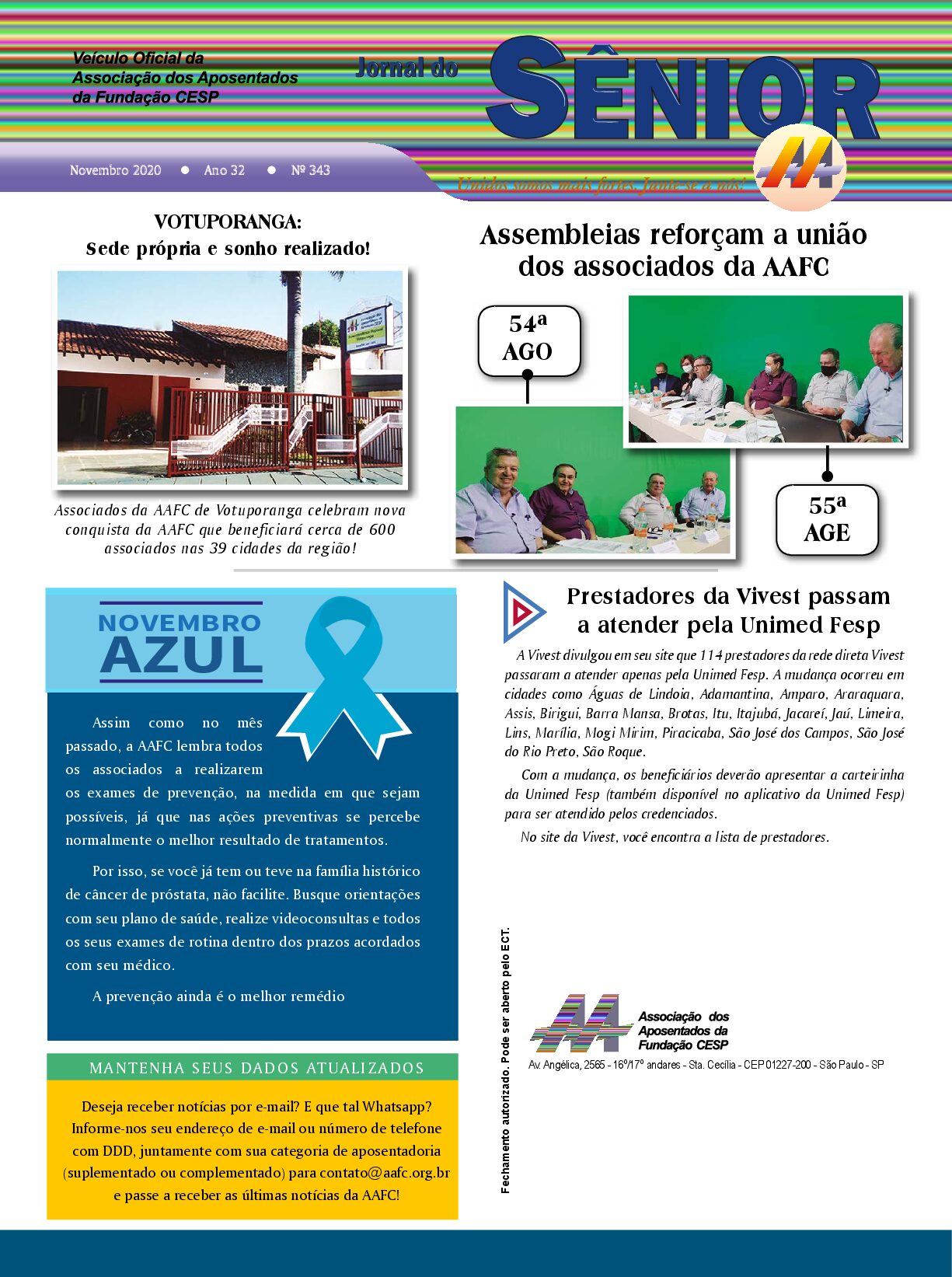 Órgão oficial da AAFC novembro/2020
