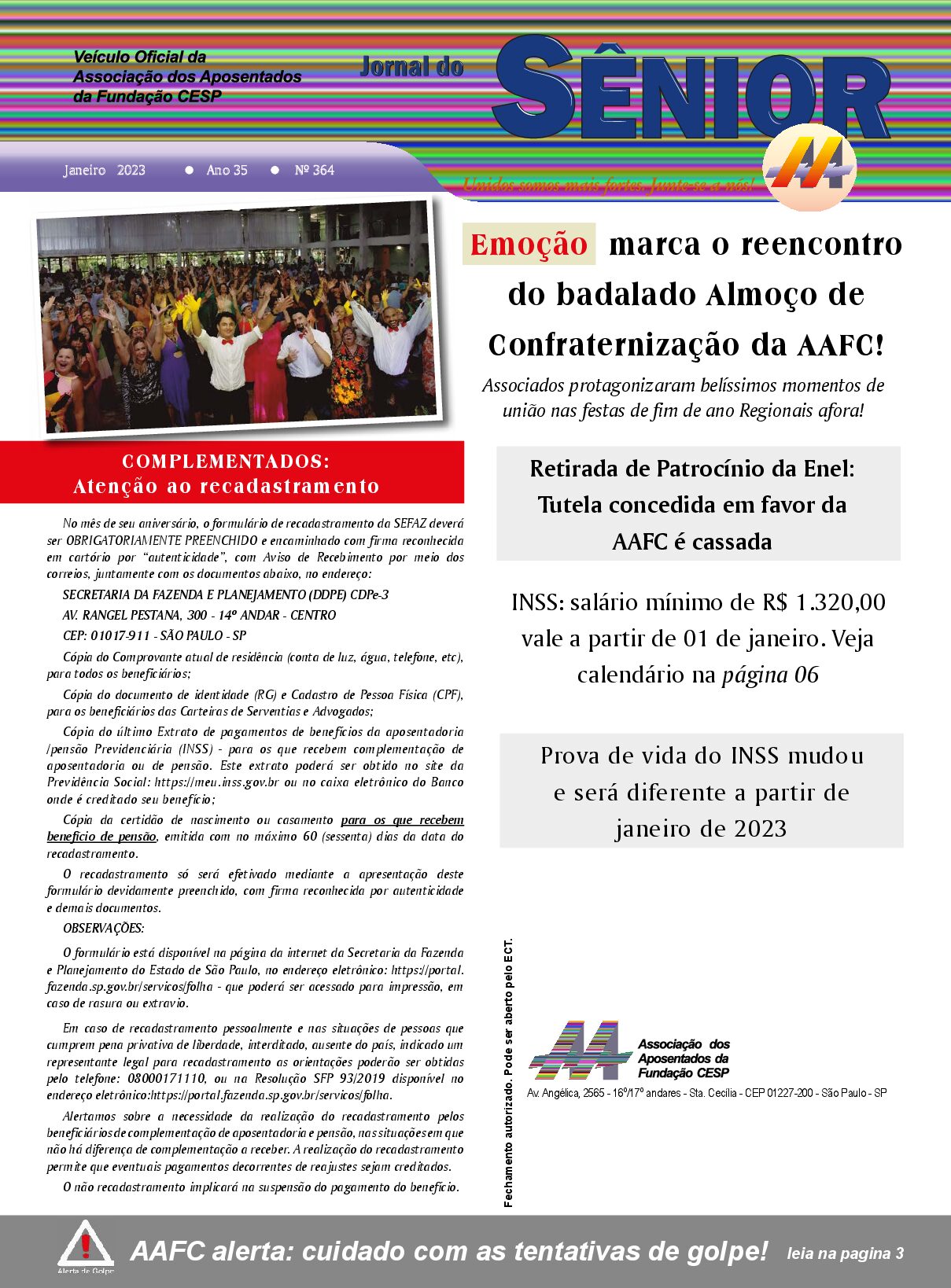 Órgão oficial da AAFC janeiro 2023