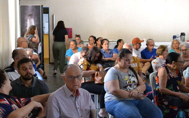 Reunião de pensionistas do Plano 4819, em Andradina