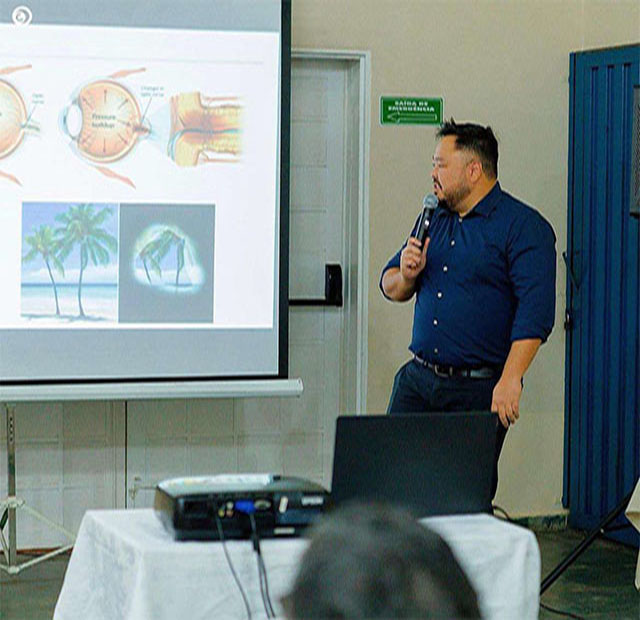 Regional de Andradina realiza palestra sobre saúde ocular