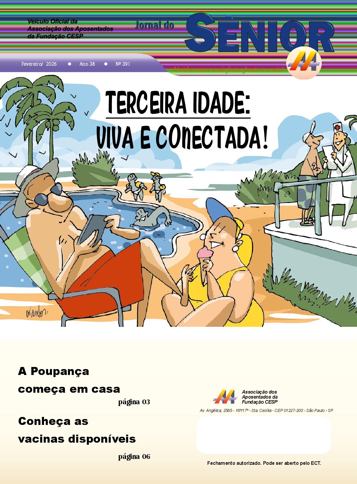 Órgão oficial da AAFC – fevereiro 2026