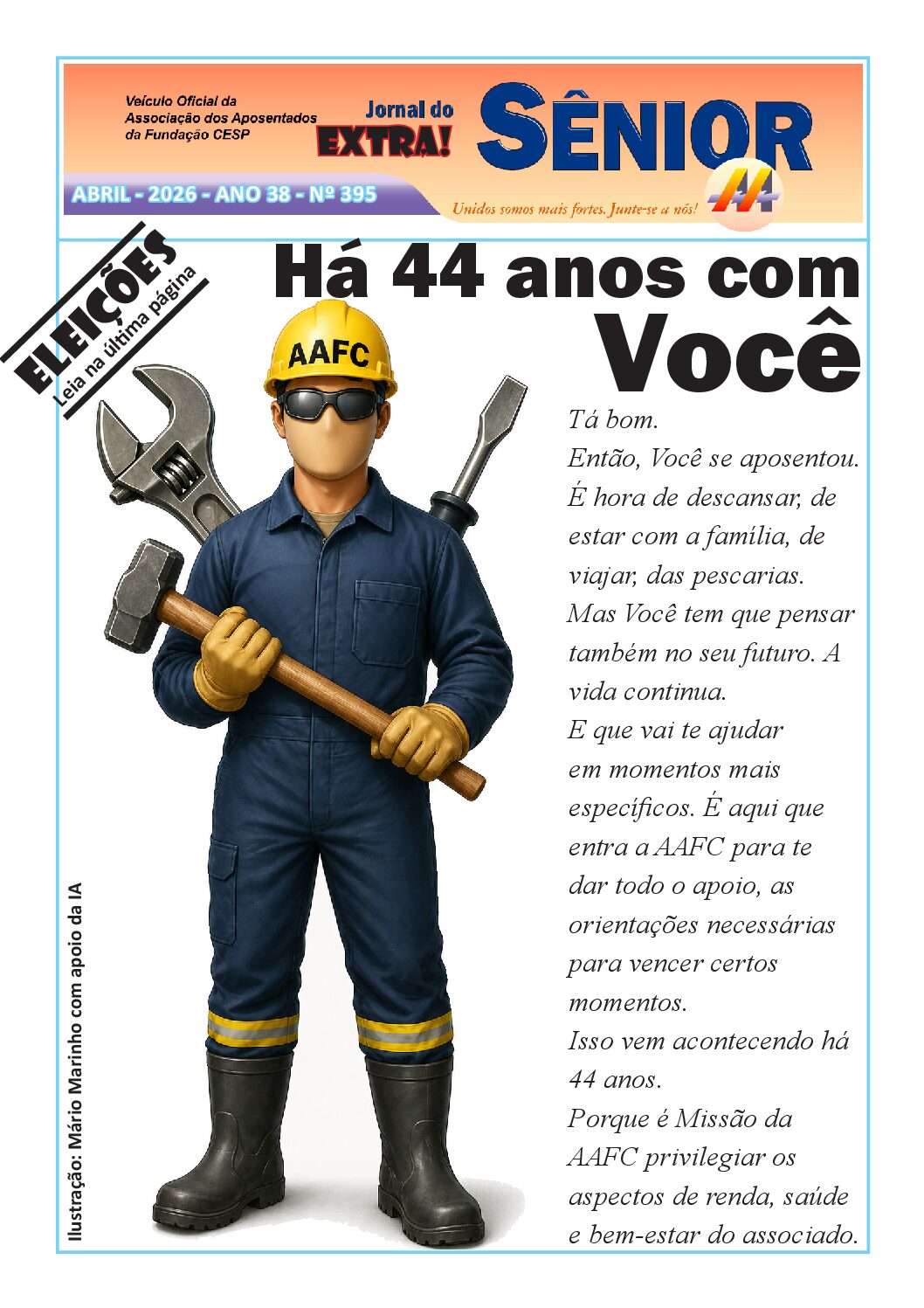 Órgão oficial da AAFC – abril 2026 – edição extra de aniversário